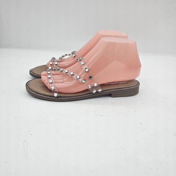 Steve Madden Skyler Strappy Flat Studded Sandals Size 7 - Picture 8 of 13